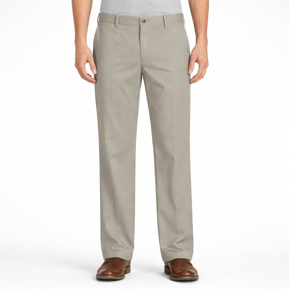 Banana Republic Dress Chino Pants Mens 31x32 Khaki Flat Front